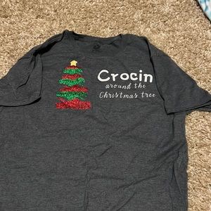 Christmas croc shirt